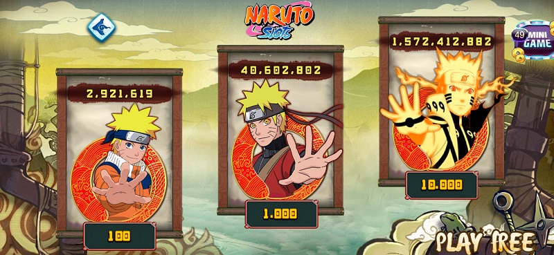 Các hũ tại Naruto 789 Club